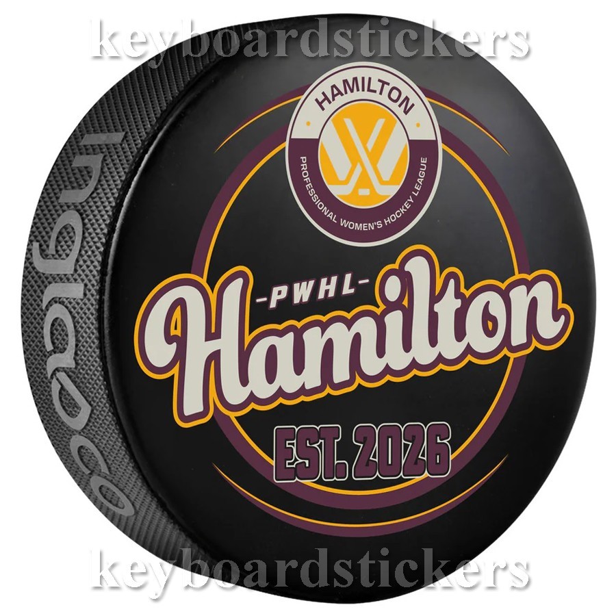 PWHL Hamilton Inaugural Souvenir Hockey Puck EST.2026 – NEW TEAM