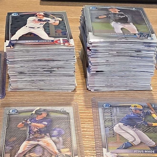 2025 Bowman Chrome Prospects MLB Set BCP 1-150 McGonigle, Wetherholt, Made 1sts