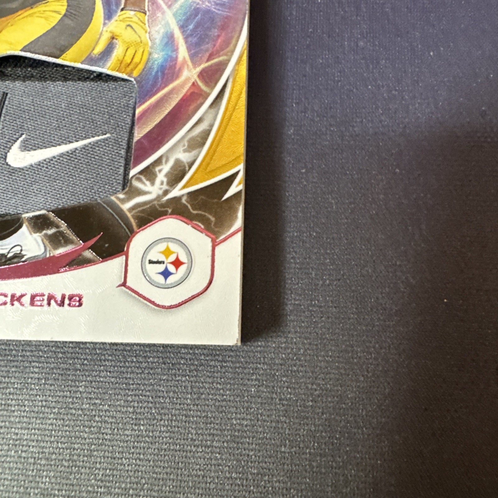 2022 Panini Elements George Pickens Rookie RC 1/1 Swoosh NFL Shield One Of One