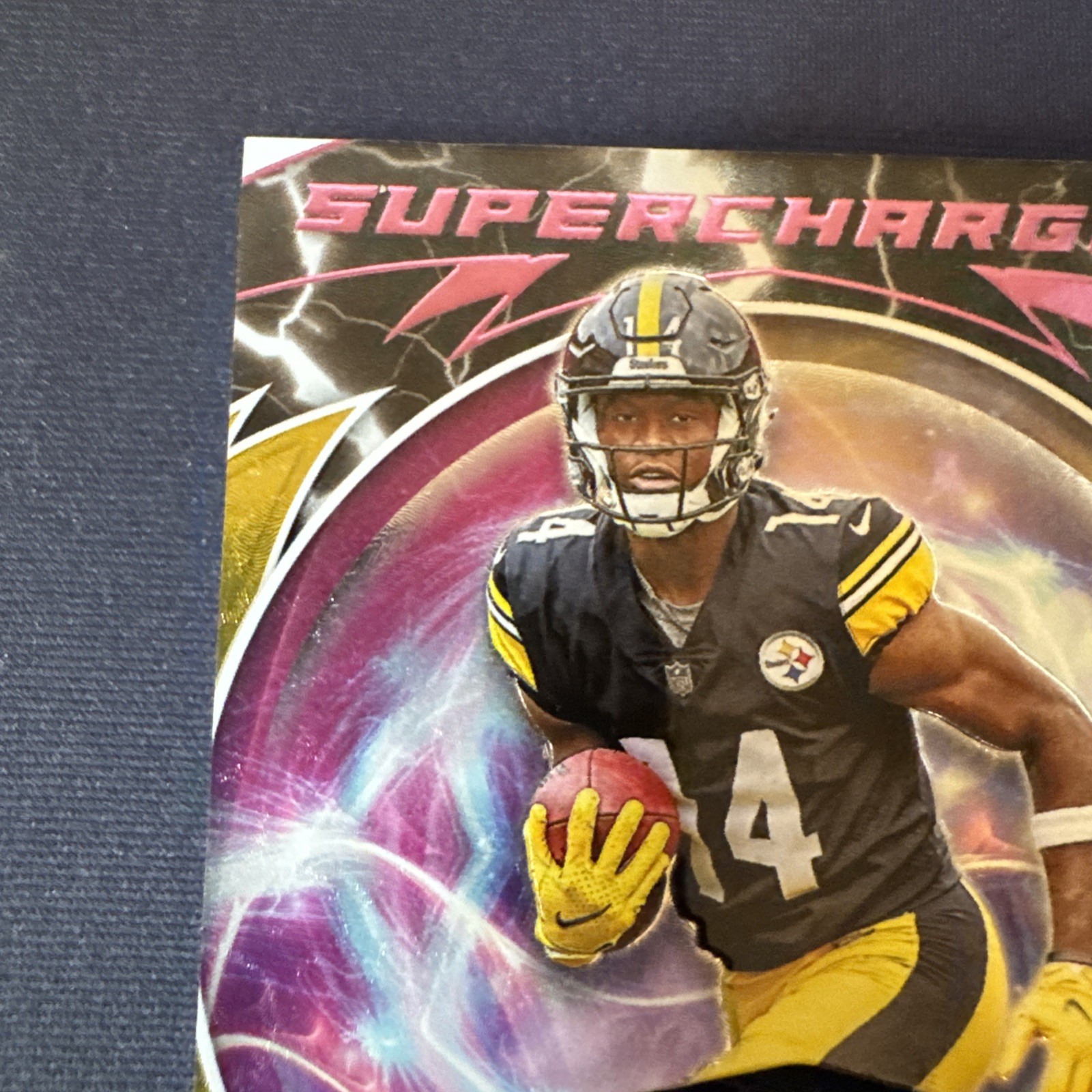 2022 Panini Elements George Pickens Rookie RC 1/1 Swoosh NFL Shield One Of One