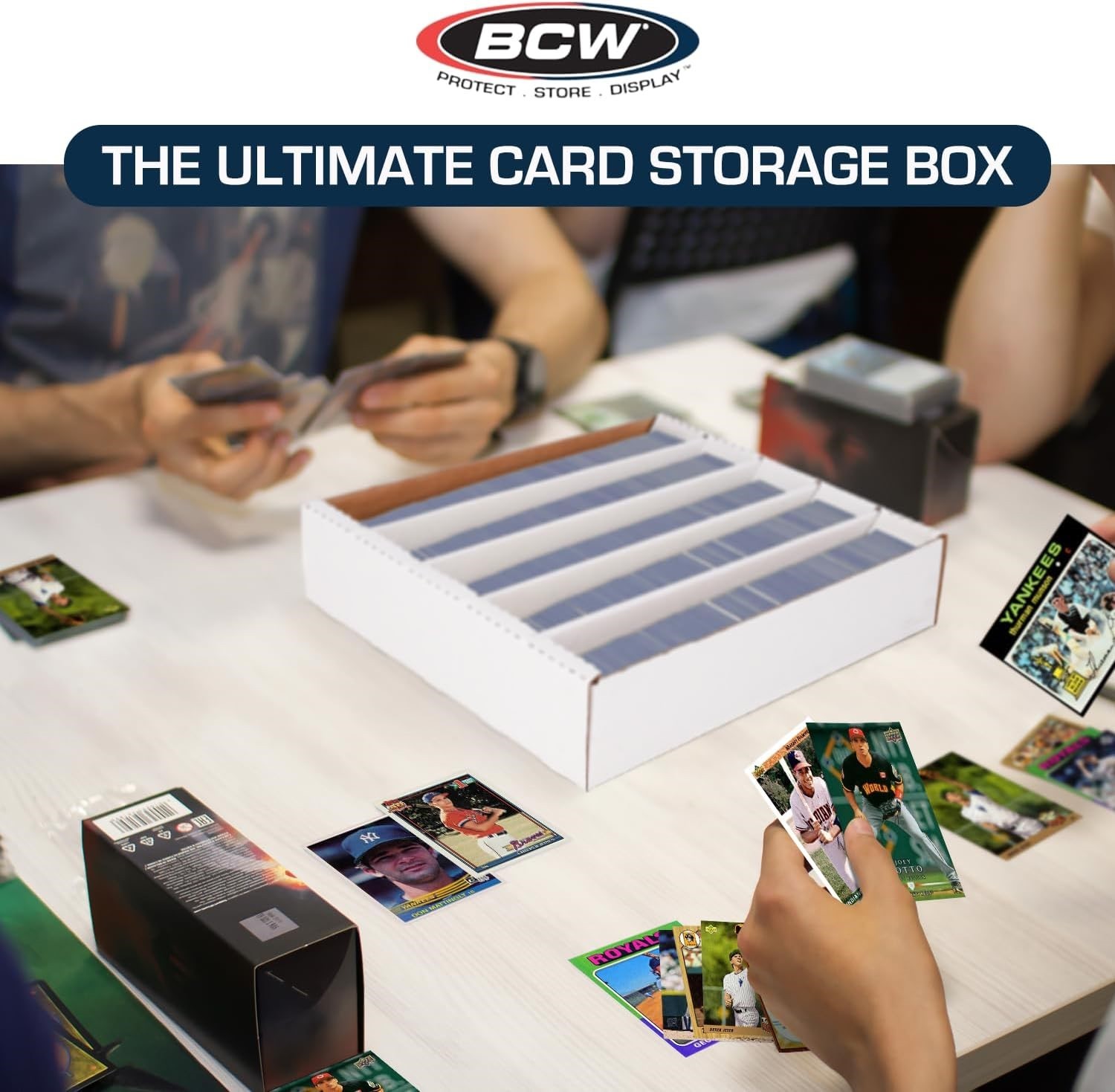 BCW 5000 Count Card Box Baseball Trading Card Storage Box Full Lid Super Monster