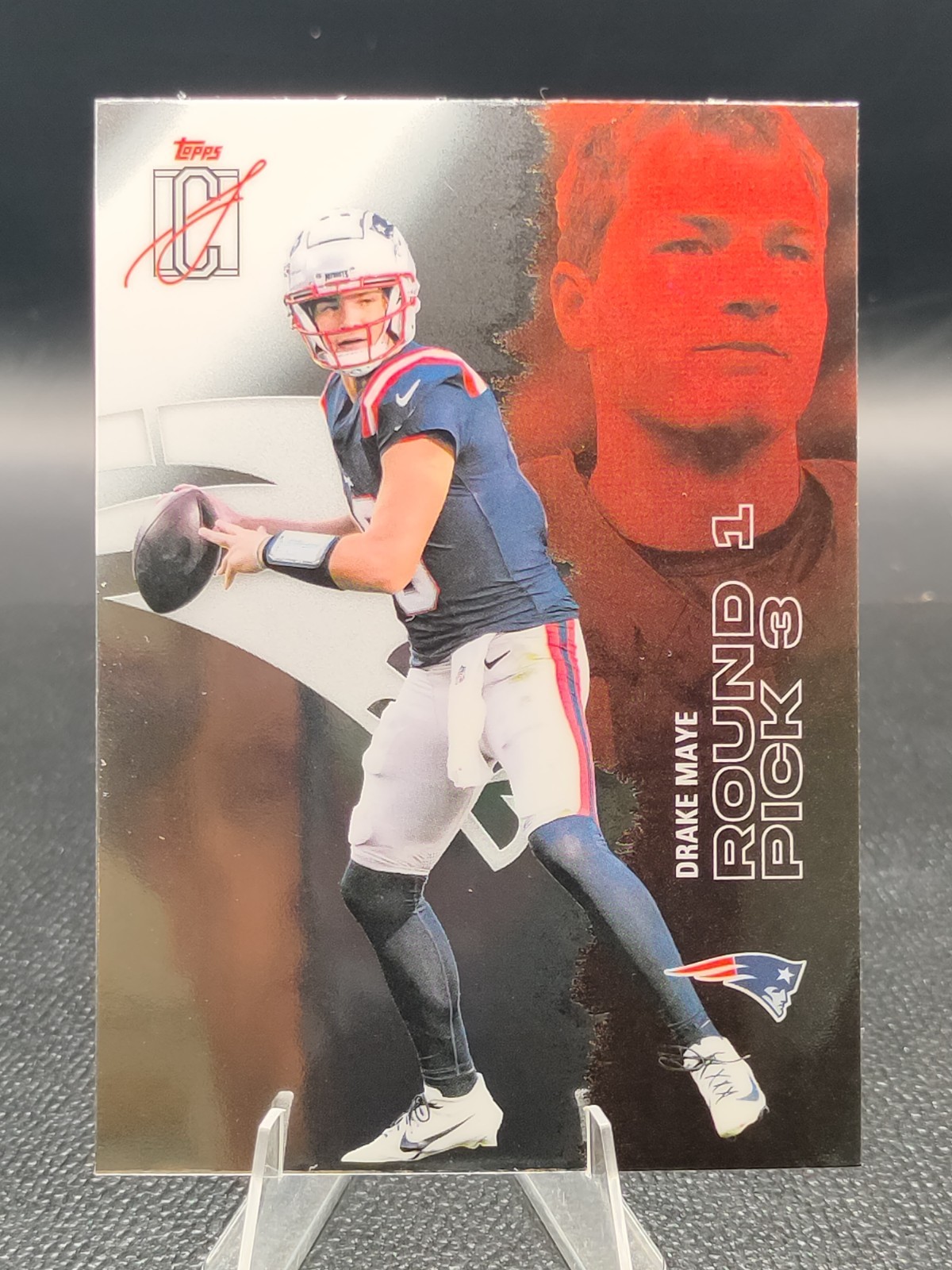 2025 Topps Signature Class Drake Maye 38 Chrome