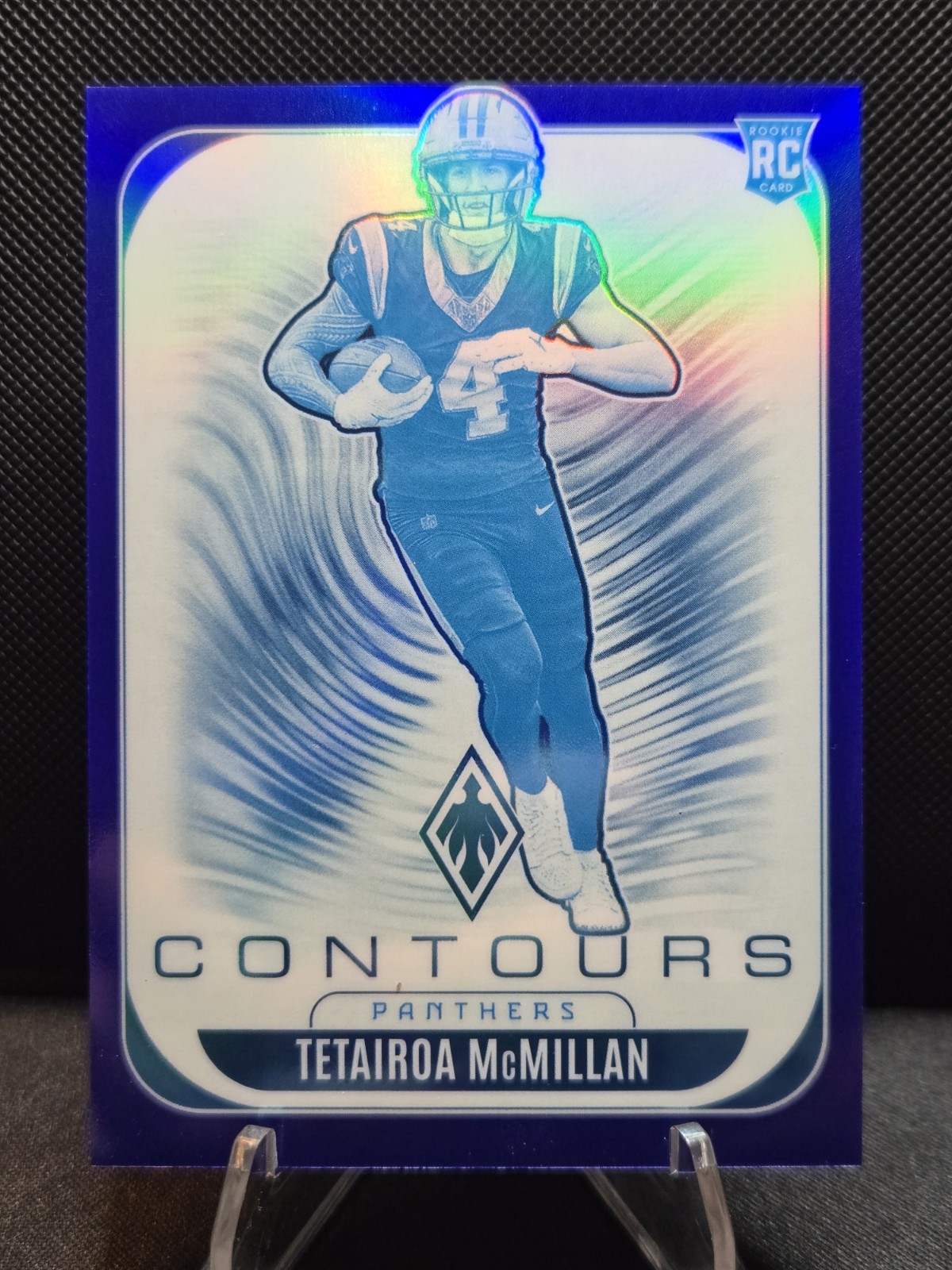 2025 Panini Phoenix – Contours Tetairoa McMillan #5 Blue /199 (RC)