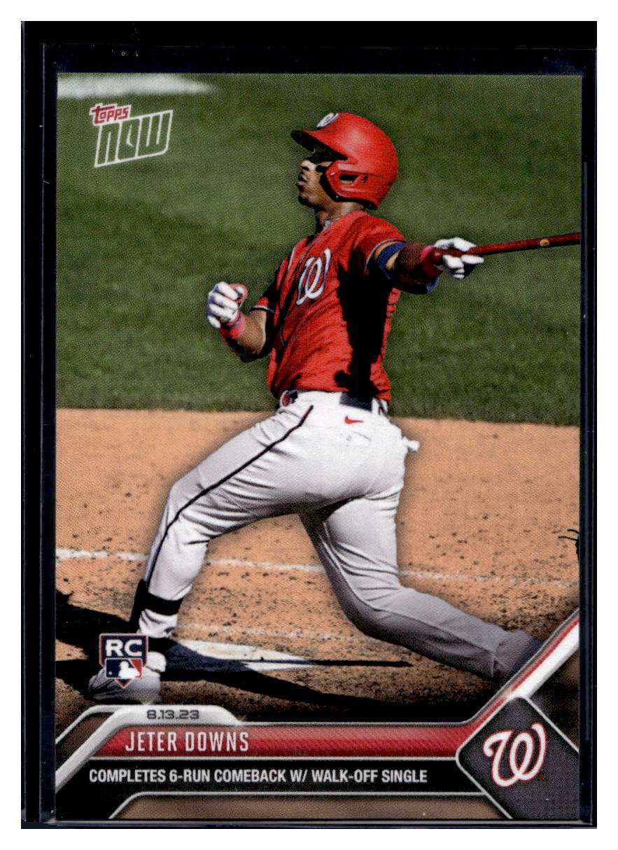 2023 Topps Now #704 Jeter Downs Base Card (Qty) RC Rookie