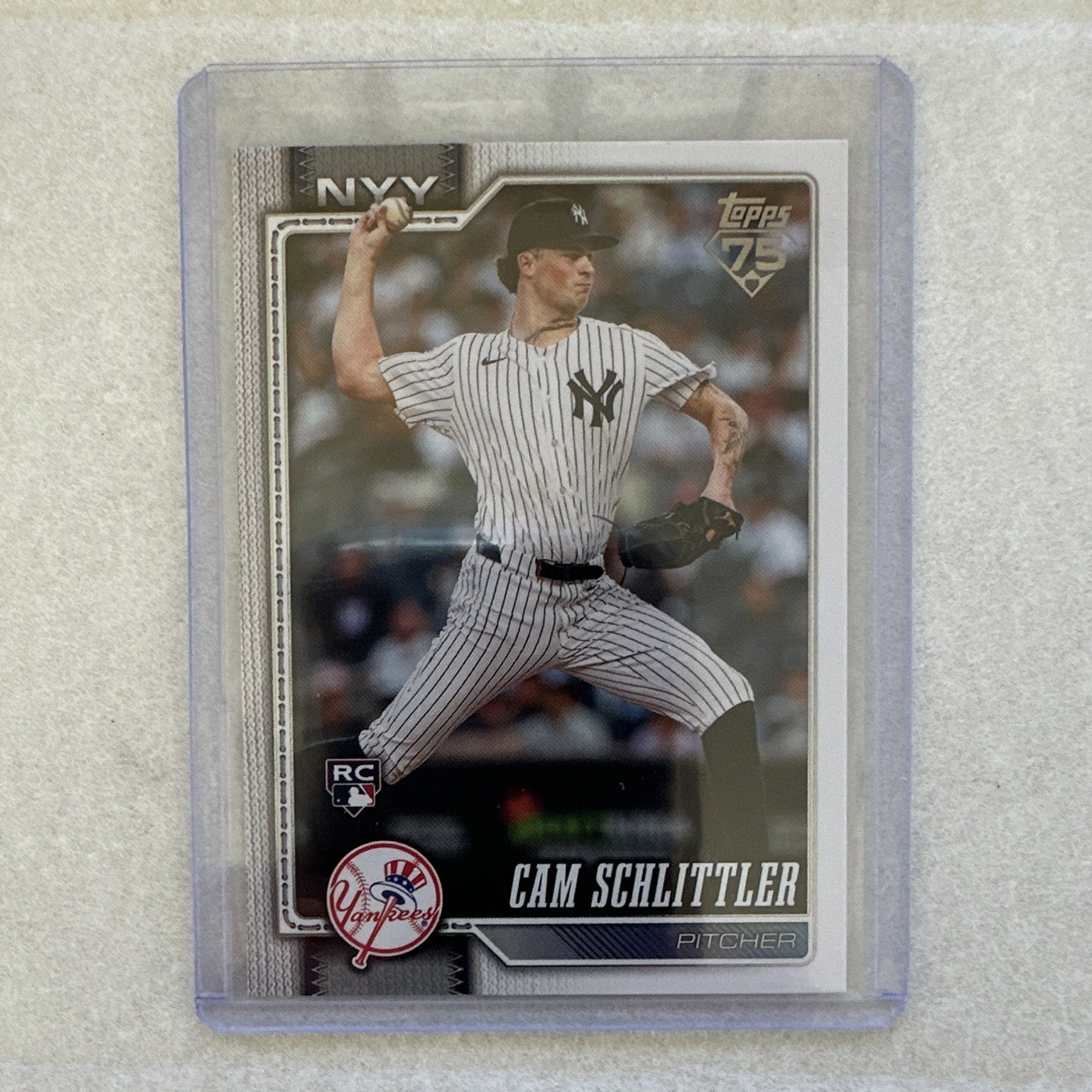 Topps 2026 Topps Series 1 Cam Schlittler RC Rookie #111 New York Yankees