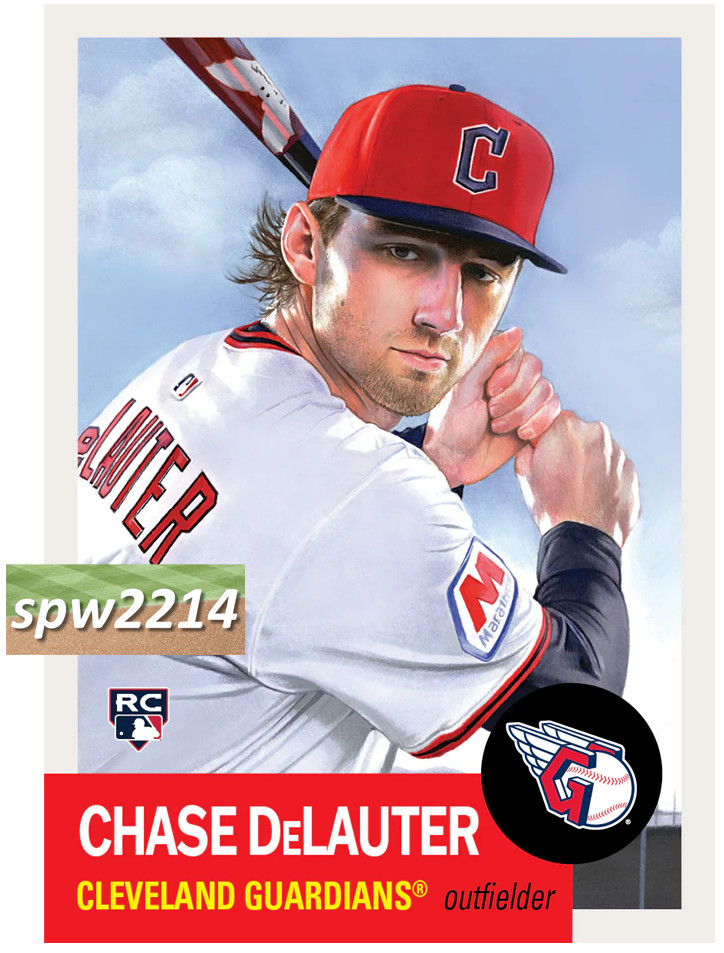 Topps Living Set Chase DeLauter #931 – Presale