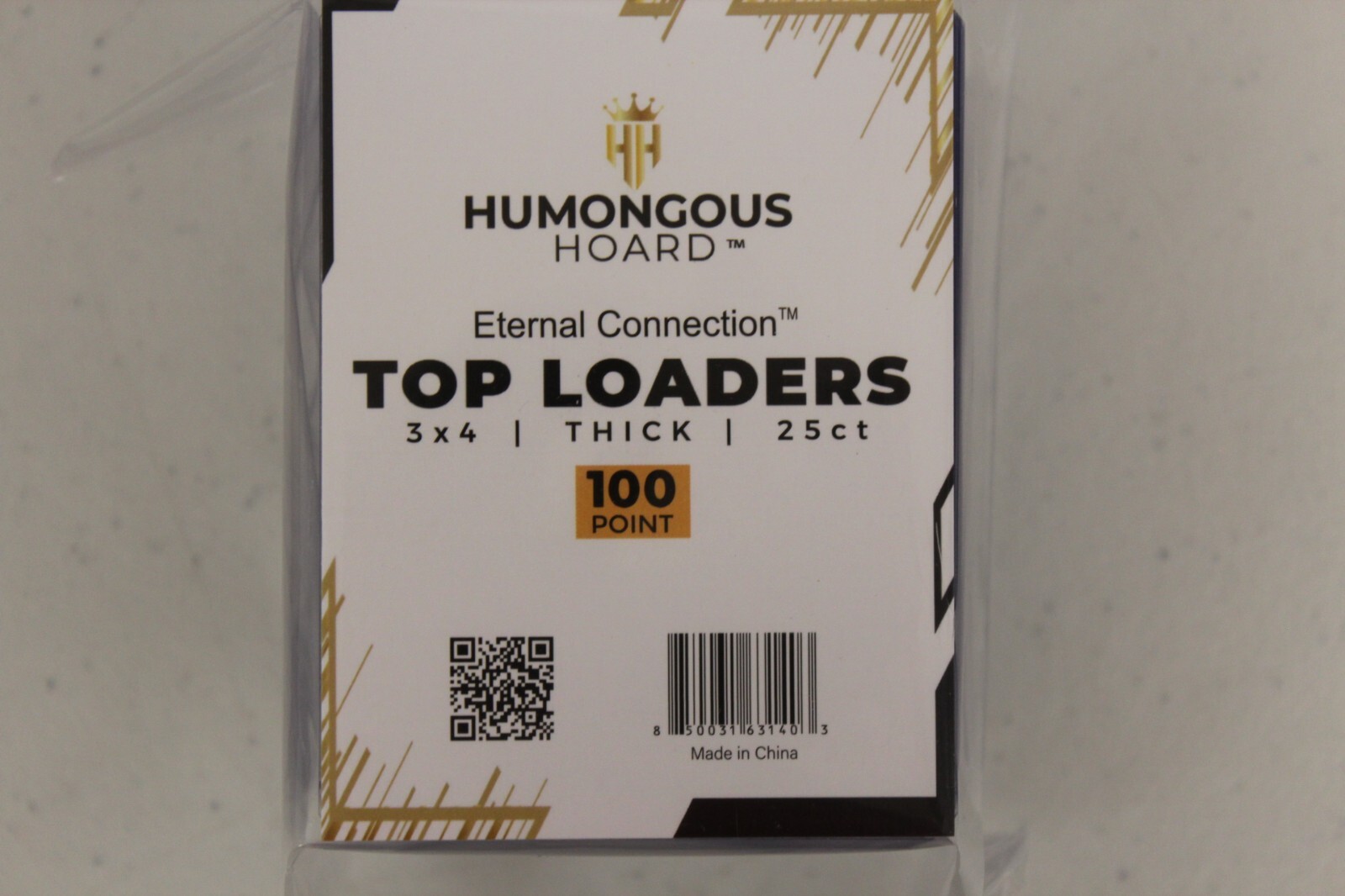(25) Humongous Hoard 3″ x 4″ Premium Eternal Connection 100Pt Thick Top Loaders