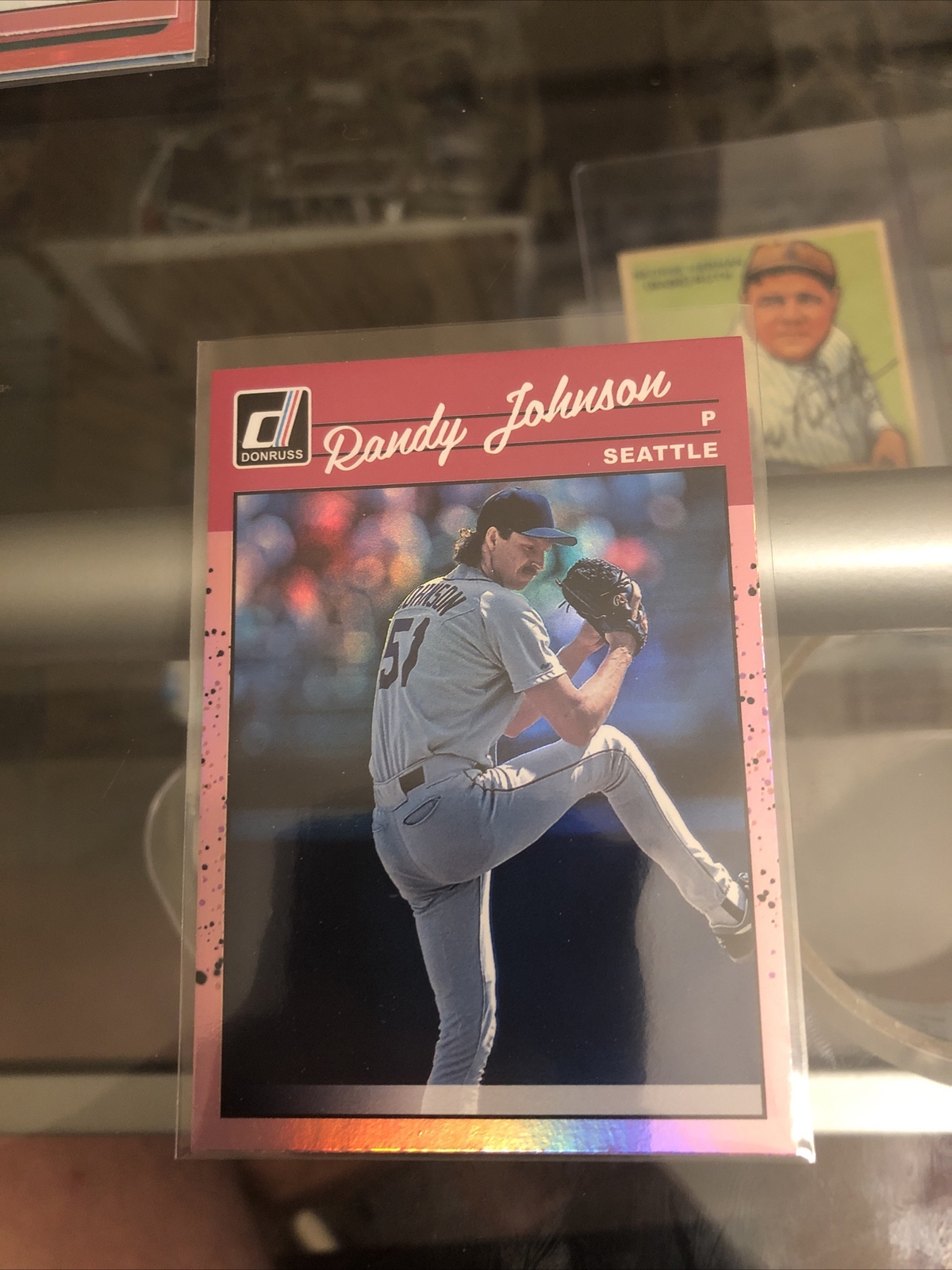 2023 Donruss Randy Johnson 1990 Throwback Card 283 Pink Holo! HOF!