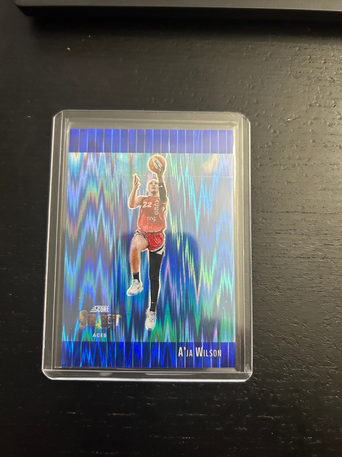 WNBA Select 2025 Aja Wilson Blue Flash Throwback /99