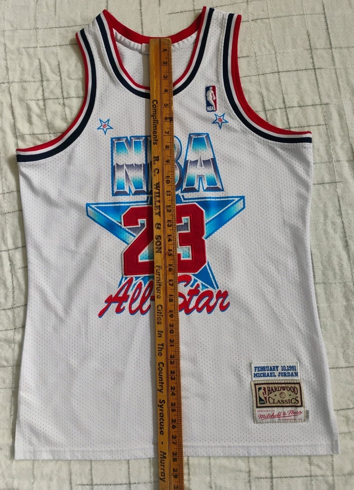 Vintage 1991, Mitchell And Ness, #23 Micheal Jodan NBA All-Star Game Jersey