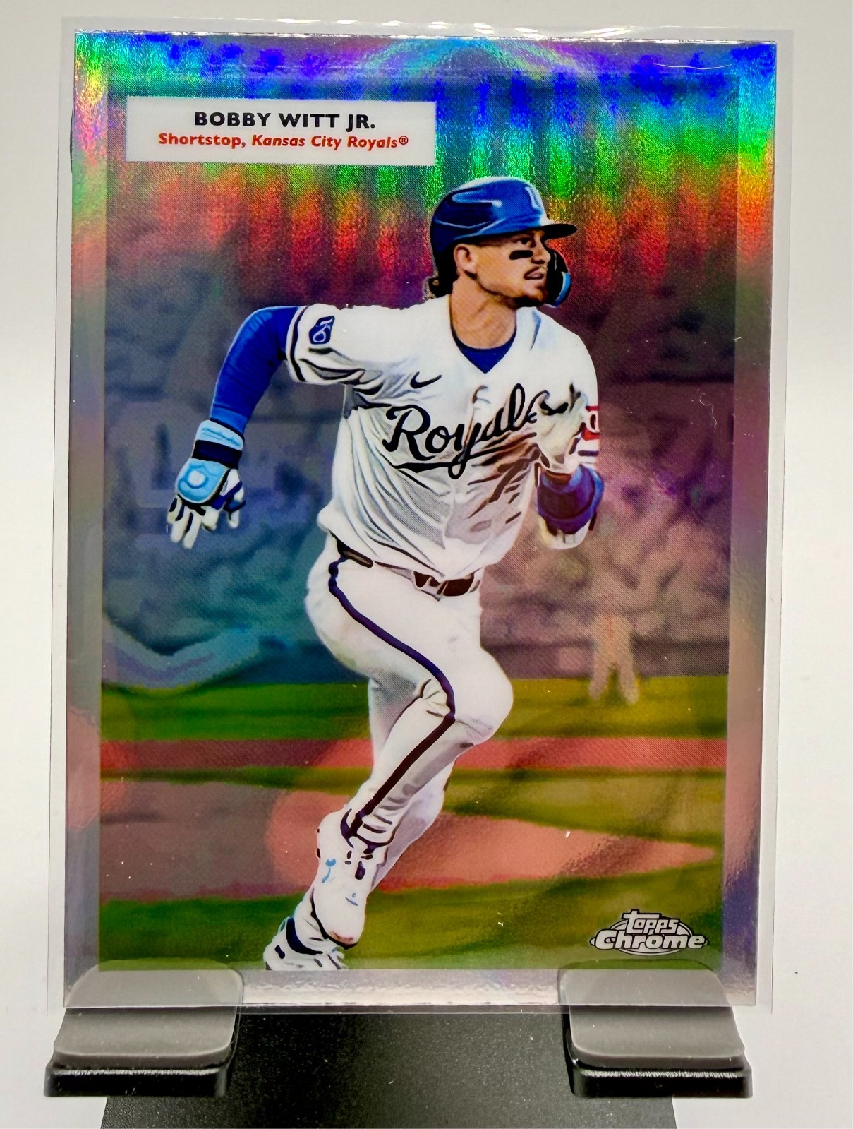 2025 Topps Chrome Platinum Bobby Witt Jr George Brett Doubleheader #55DH-12