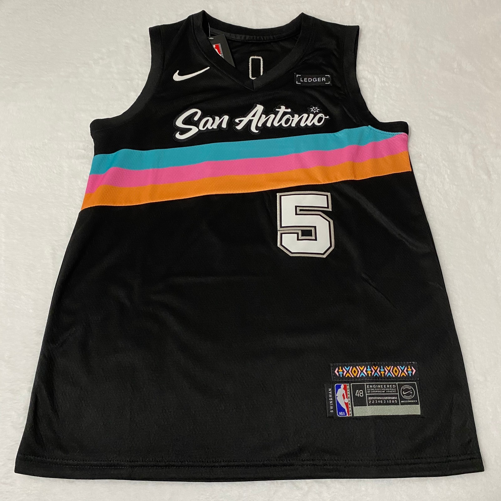 Stephen Castle #5 Black Jersey, Stitched , Sizes S-2XL