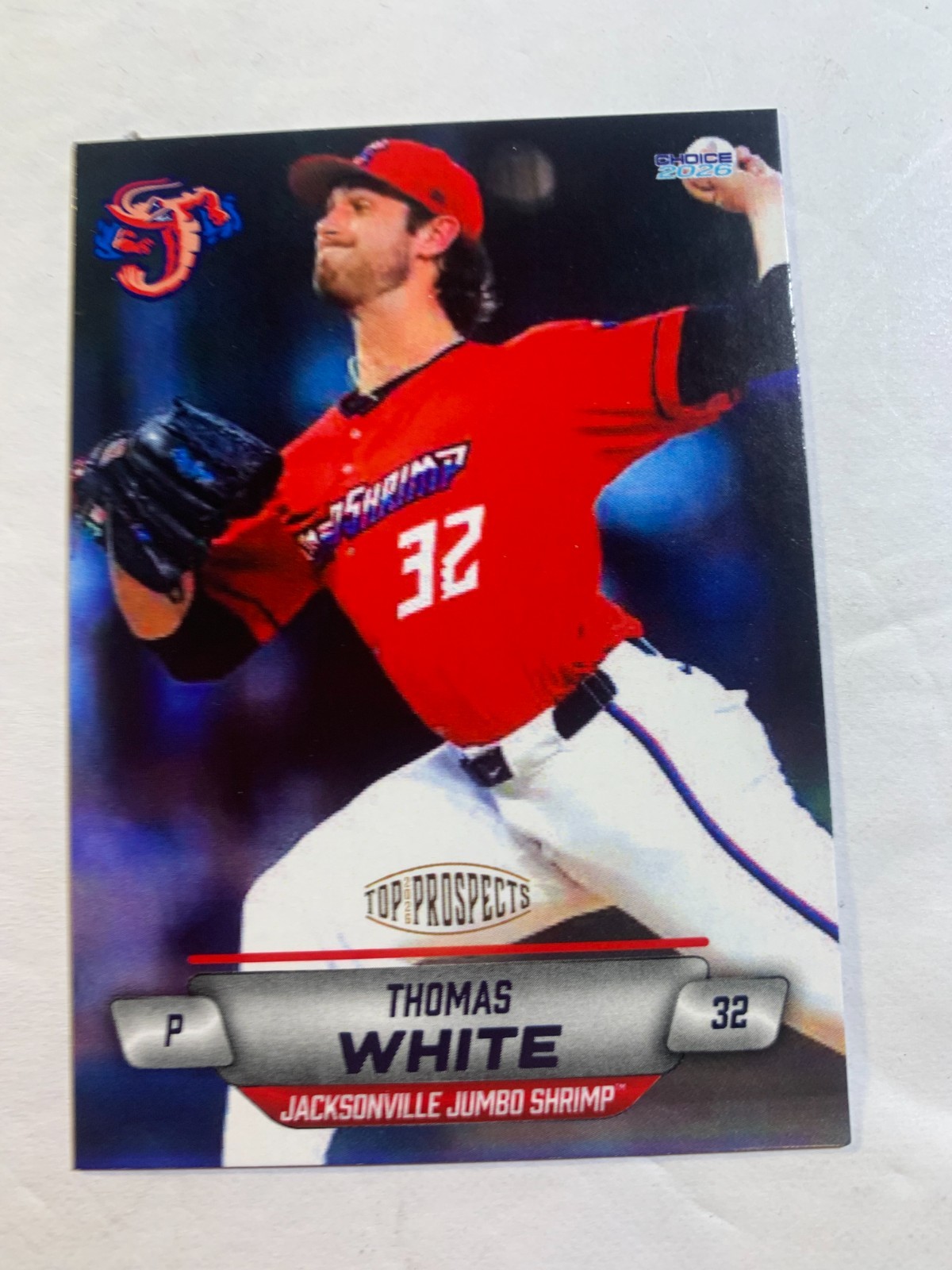 Thomas White 2026 AAA Top Prospects Card