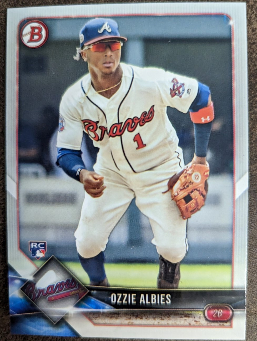 2018 Bowman Ozzie Albies Rookie RC #62 Atlanta Braves QTY