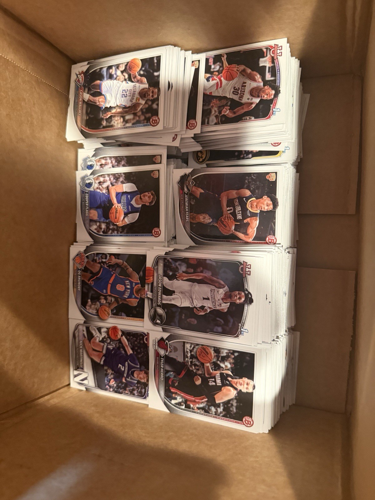 2025 Bowman Basketball Base Lot 1100 Cards NBA College Stars