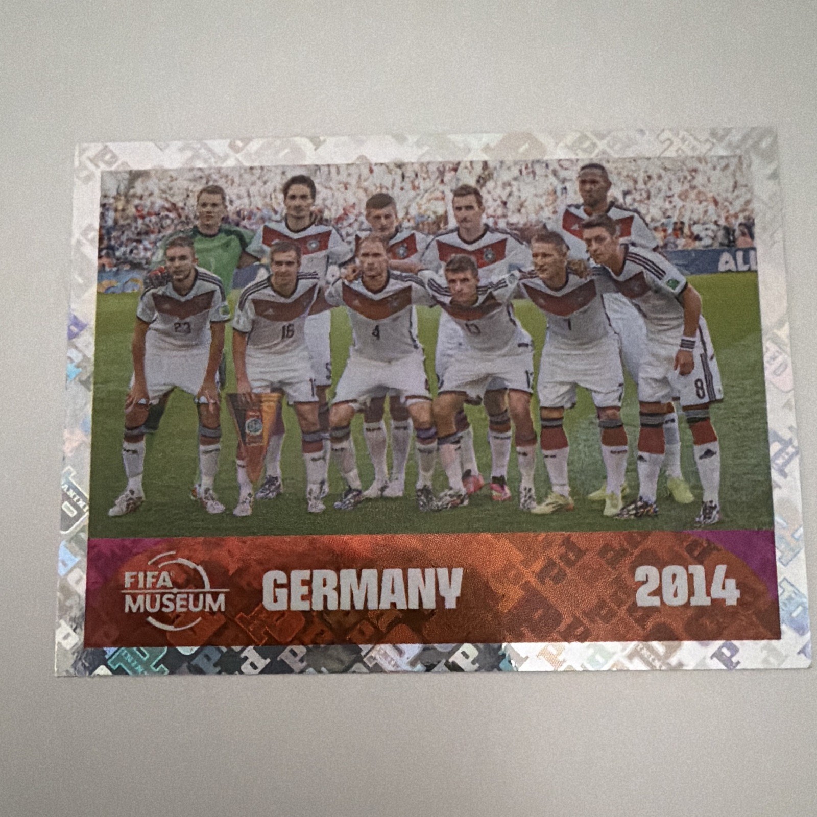 Panini FIFA Museum Germany 2014 Soccer Team Picture Sports Sticker Non-Stuck