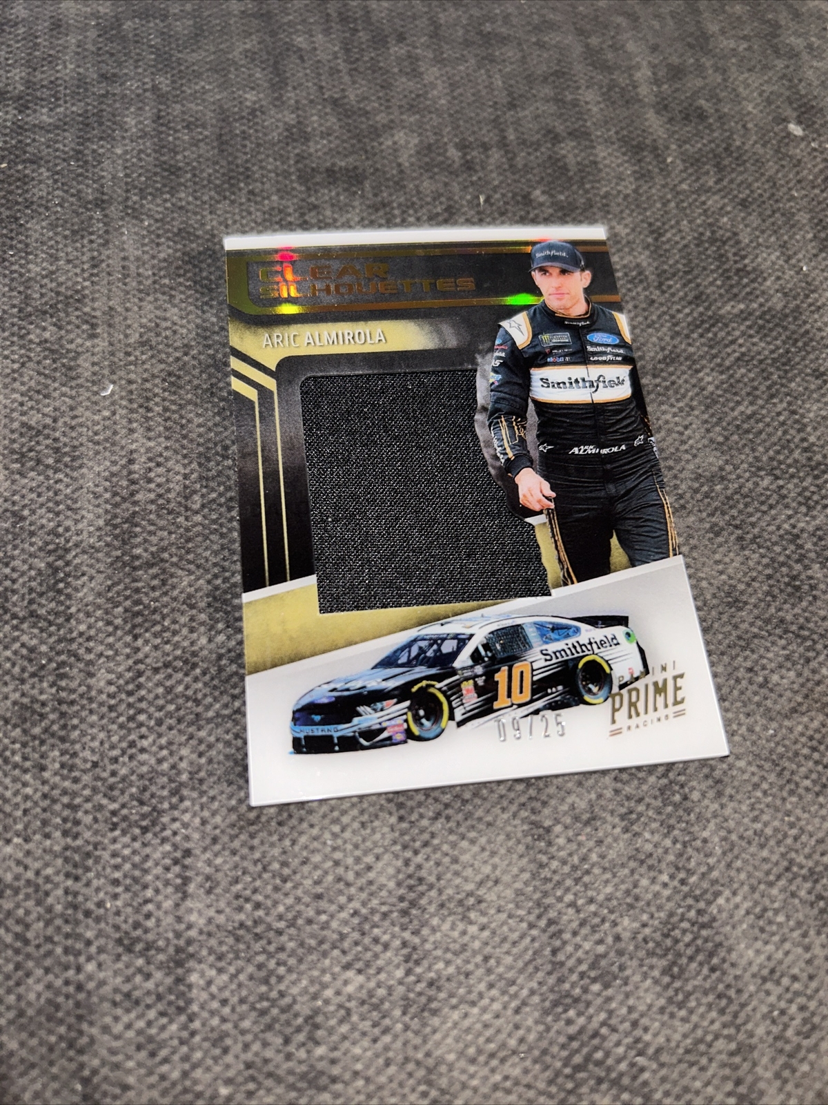 ARIC ALMIROLA 2019 PANINI PRIME CLEAR SILHOUETTES HOLO GOLD 09/25 P4