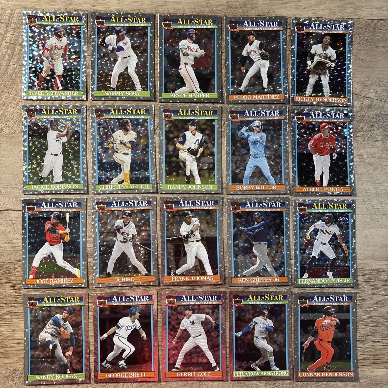 2026 Topps Series 2 1991 Topps Baseball All Star Crackle (20) Lot NO DUPS!