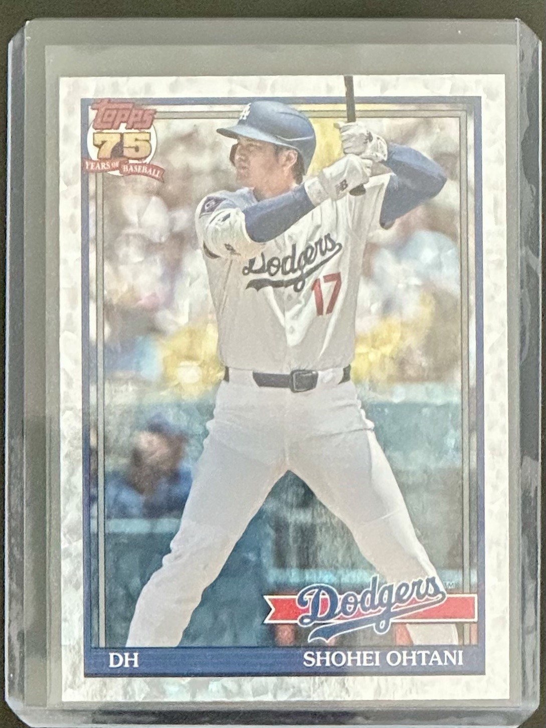 Shohei Ohtani – 2026 Topps 75 Series 2 Dodgers 1991 Crackle Foil Insert #91B2-1