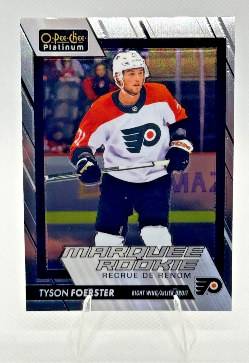 Tyson Foerster 2023-24 O-Pee-Chee Platinum #275 MARQUEE ROOKIE (RC) Raw Flyers