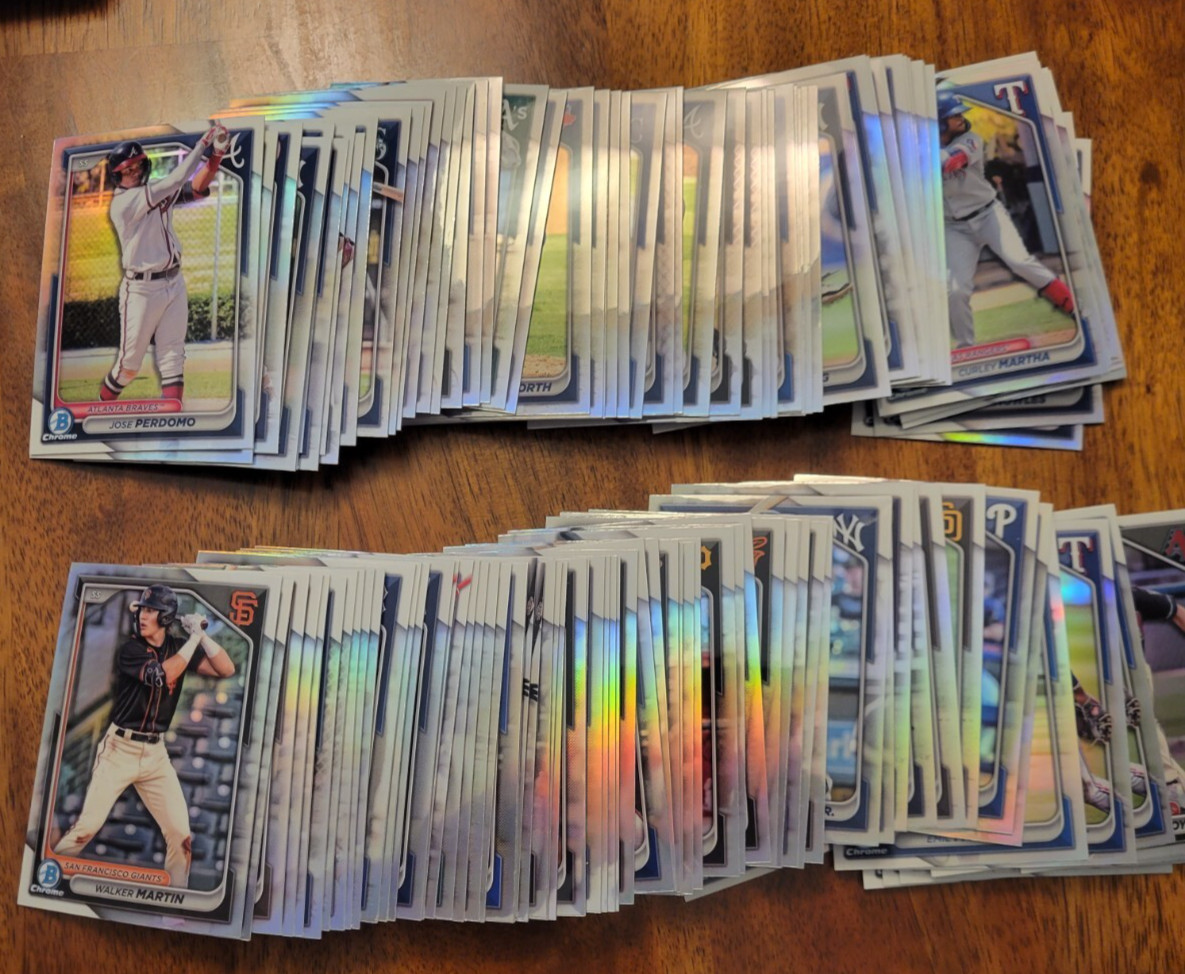 2024 Bowman Draft Chrome Refractors #BDC-1 – BDC-200 You Pick Complete Your Set!