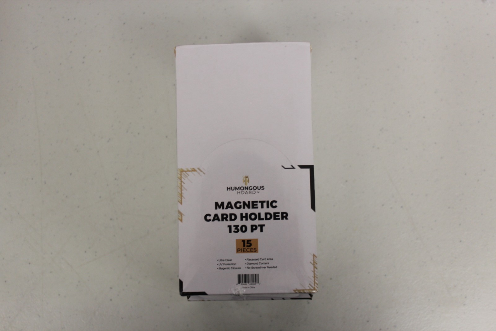 (15) 130Pt Magnetic Card Holder w/UV Protection Humongous Hoard Box