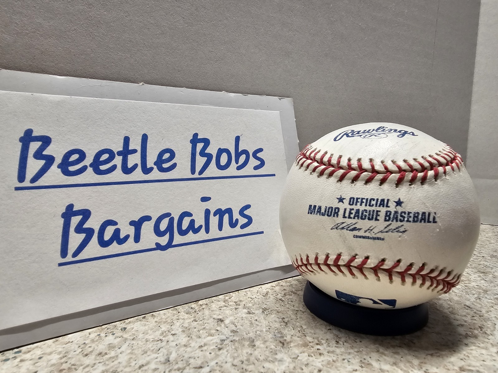 Rawlings Faint Autographed Baseball Unknown No COA