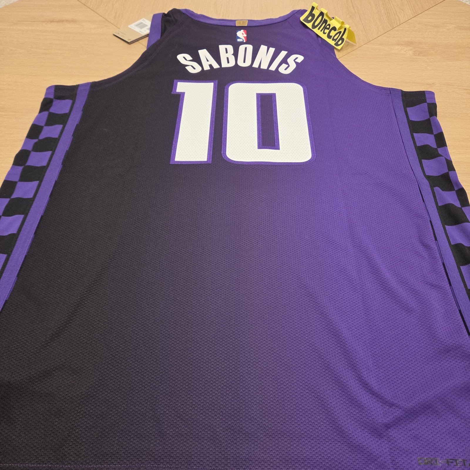 NBA Authentic Jersey Nike 52 Domantas Sabonis Sacramento Kings Statement Edition
