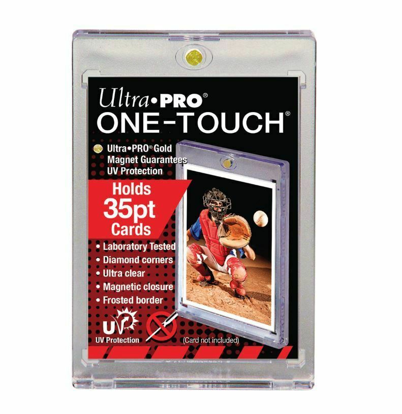(20-Pack) Ultra Pro One Touch Magnetic Trading Card Holder Regular 35pt w/ UV