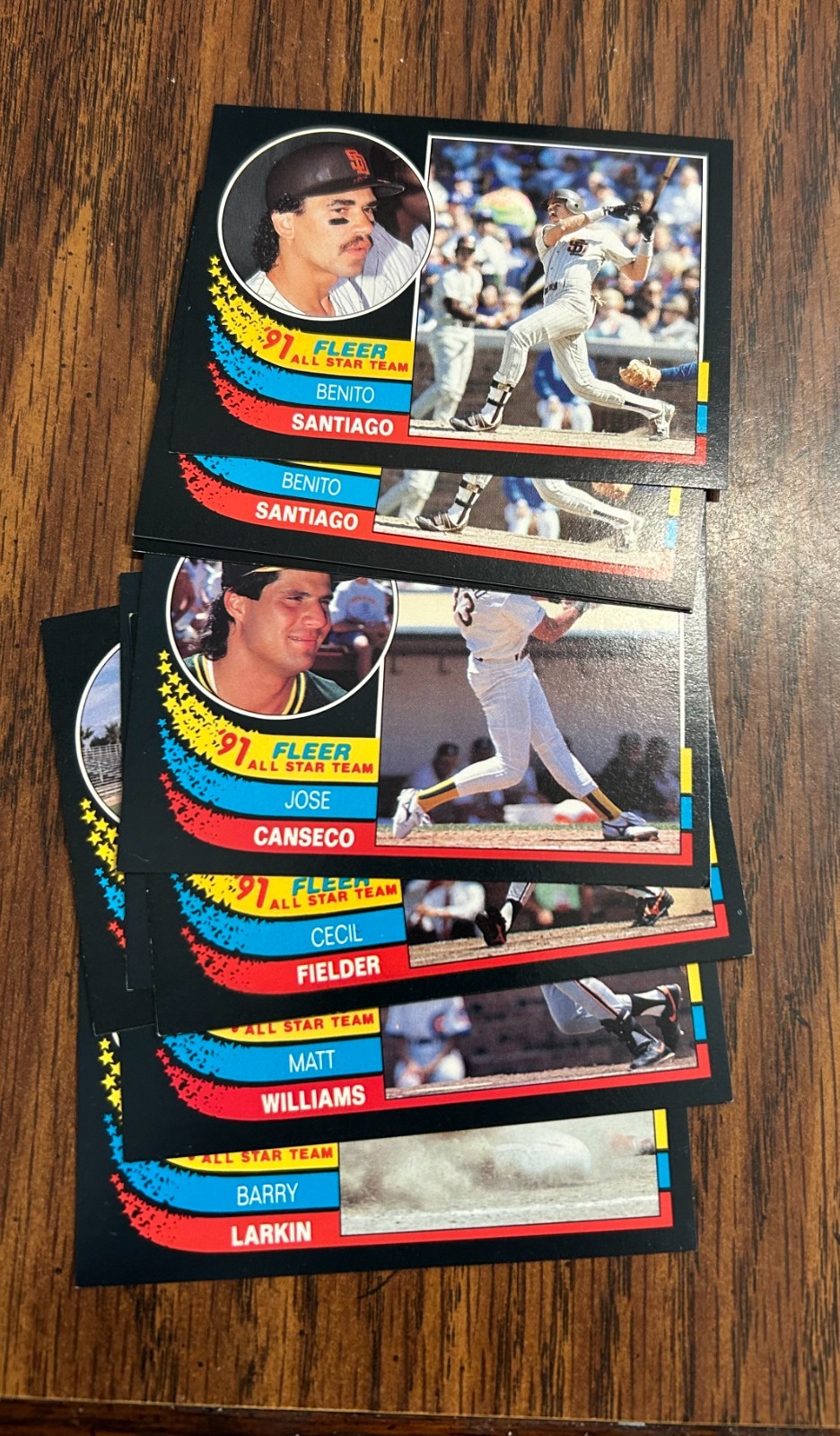 1991 FLEER BASEBALL ’91 FLEER ALL-STAR TEAM – YOU PICK