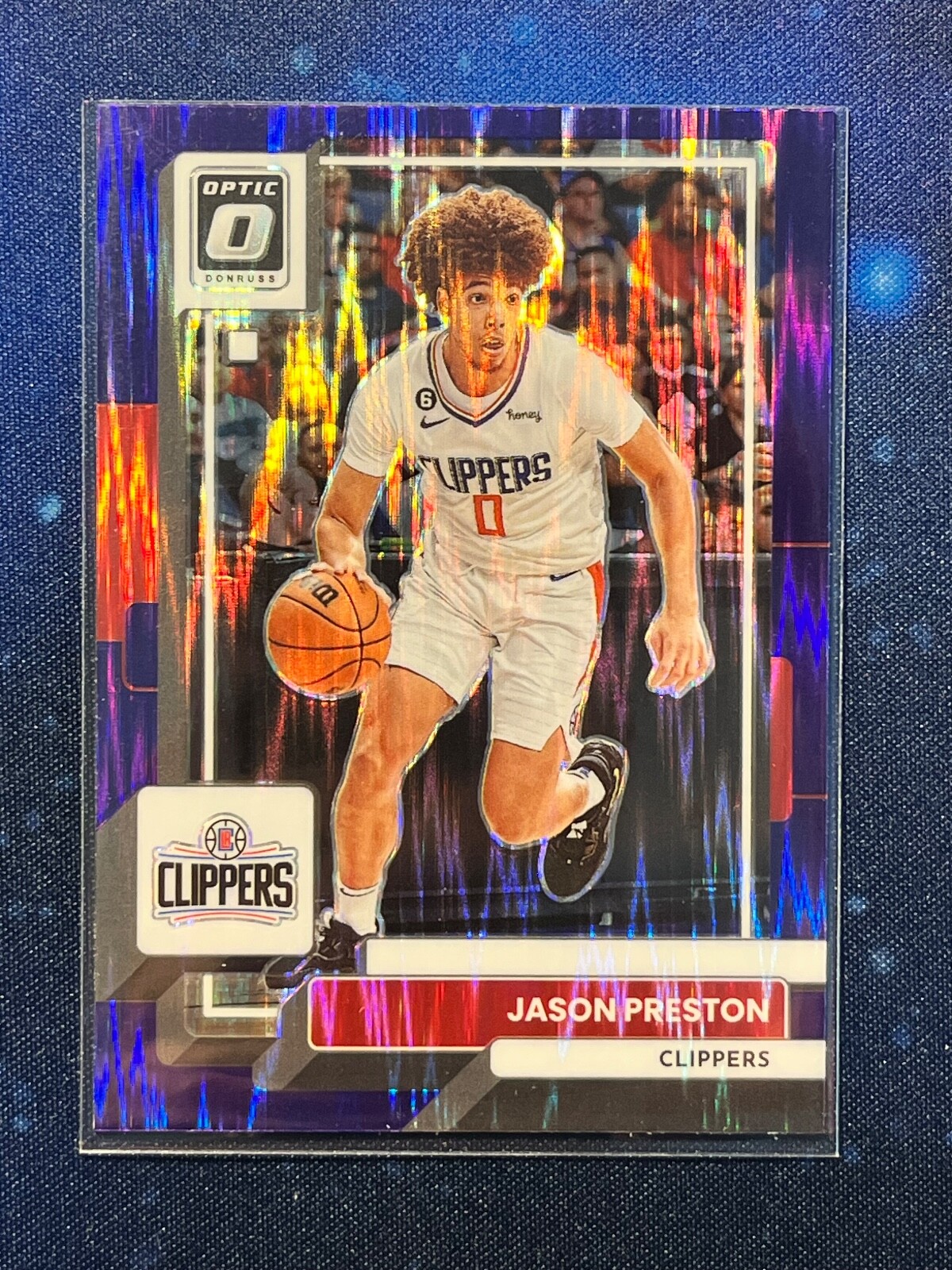 2022-23 Donruss Optic Purple Shock Parallel #140 Jason Preston