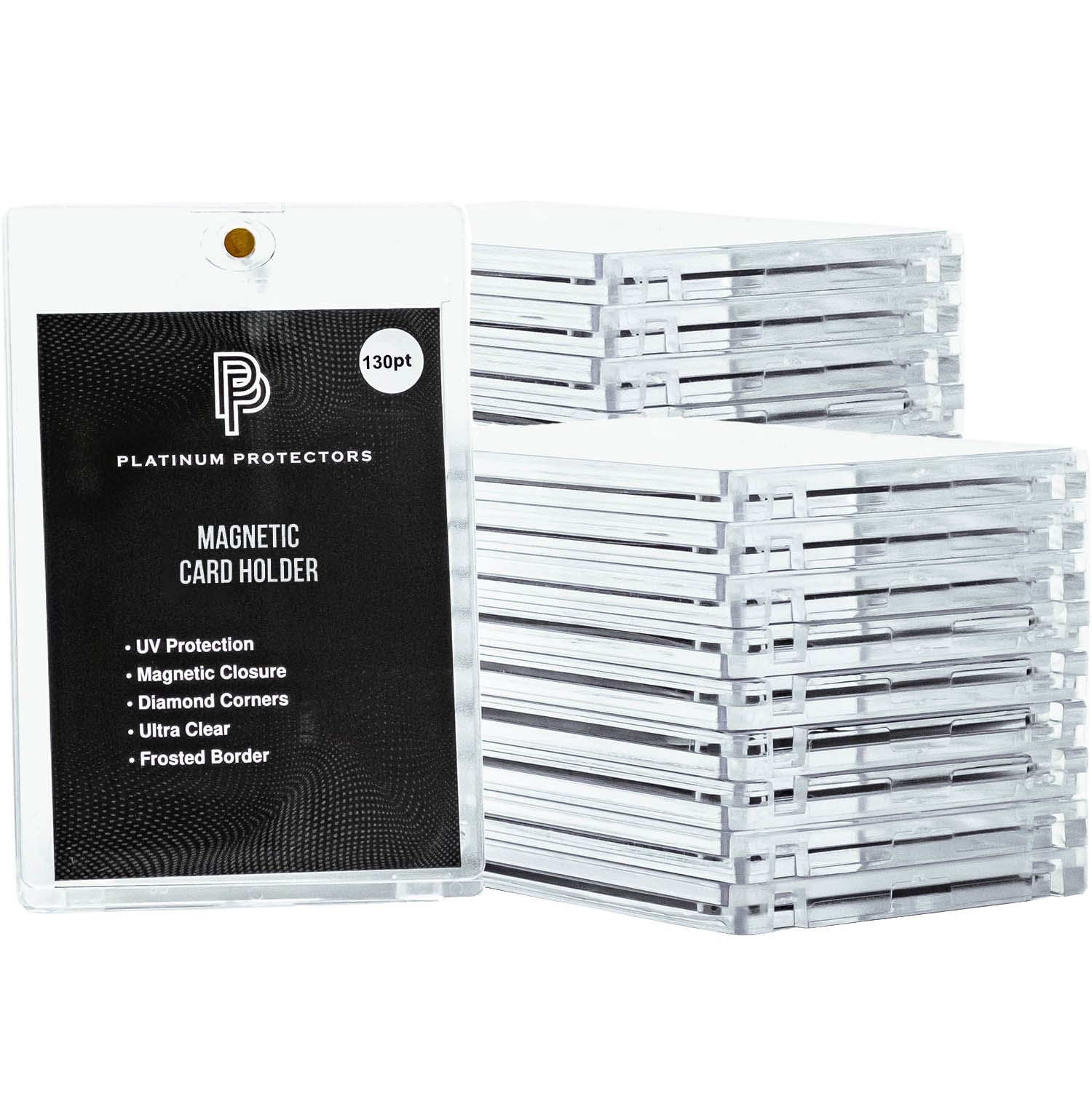 Magnetic Card Holder for 130pt Trading Cards One Touch Fit Clear UV Protection