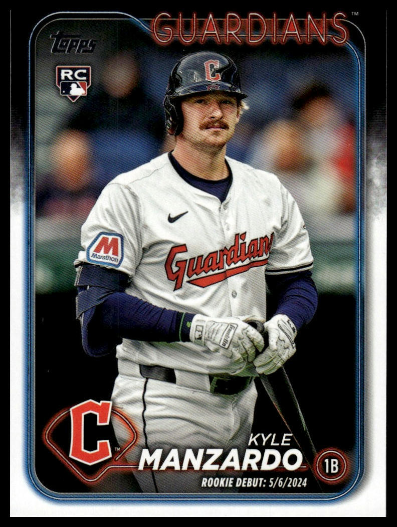 Kyle Manzardo 2024 Topps Update #US337 Cleveland Guardians