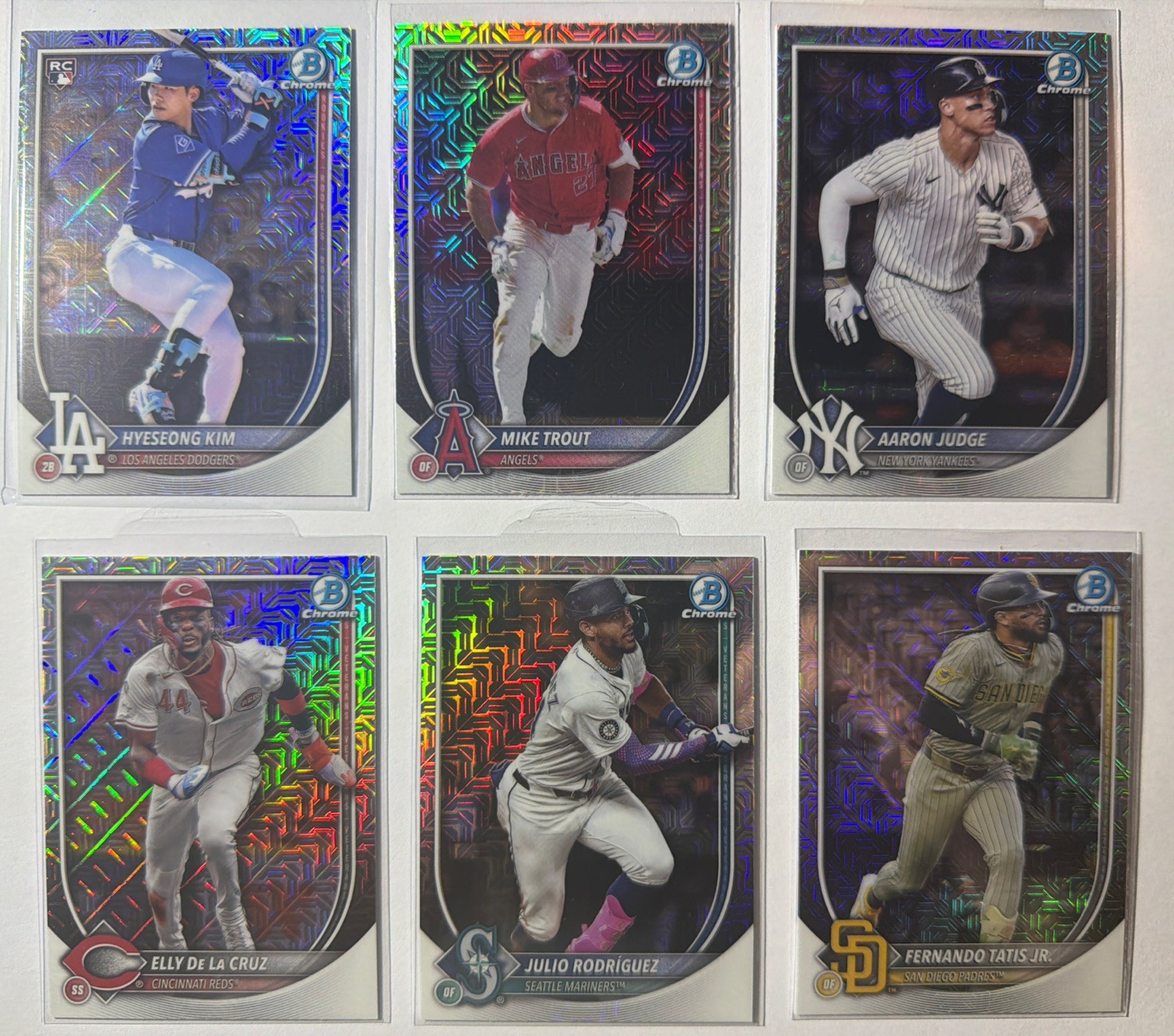 Bowman Chrome Mojo Refractor Lot