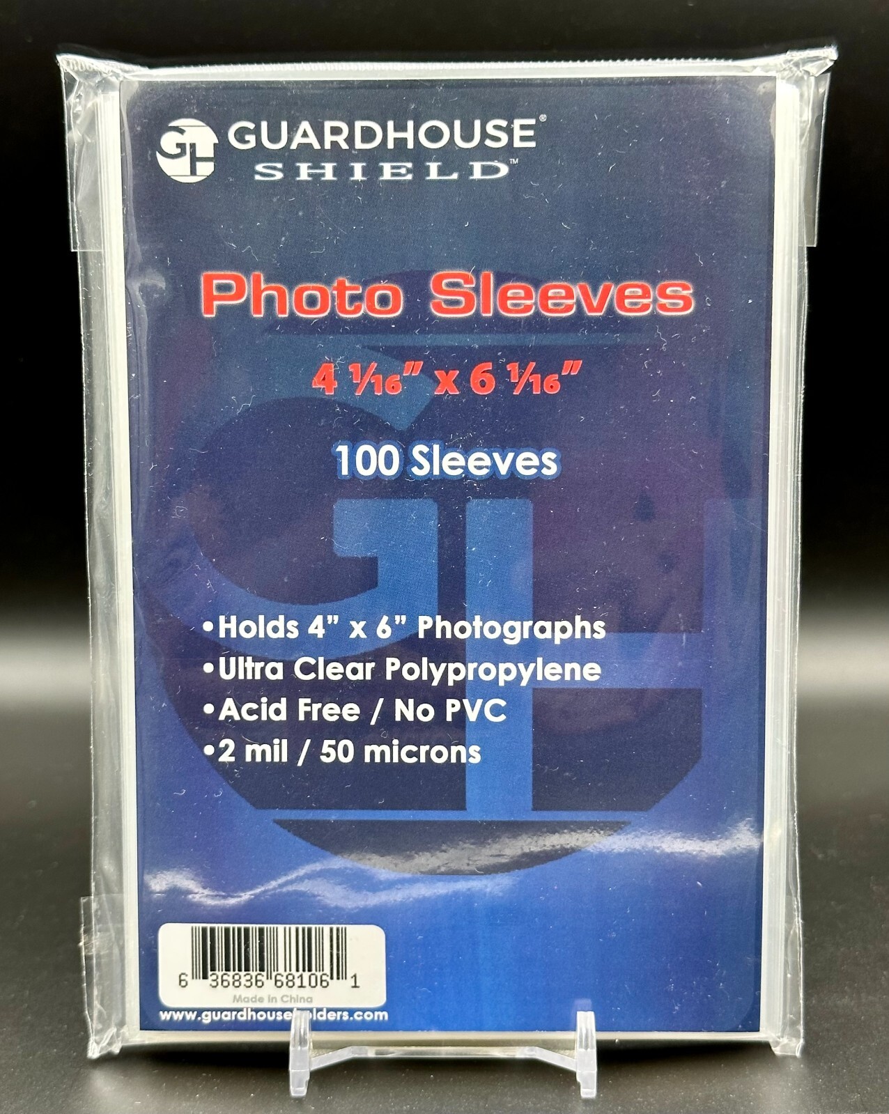 100 Postcard Photo Continental 4 x 6 Sleeves Polypropylene Acid Free Guardhouse