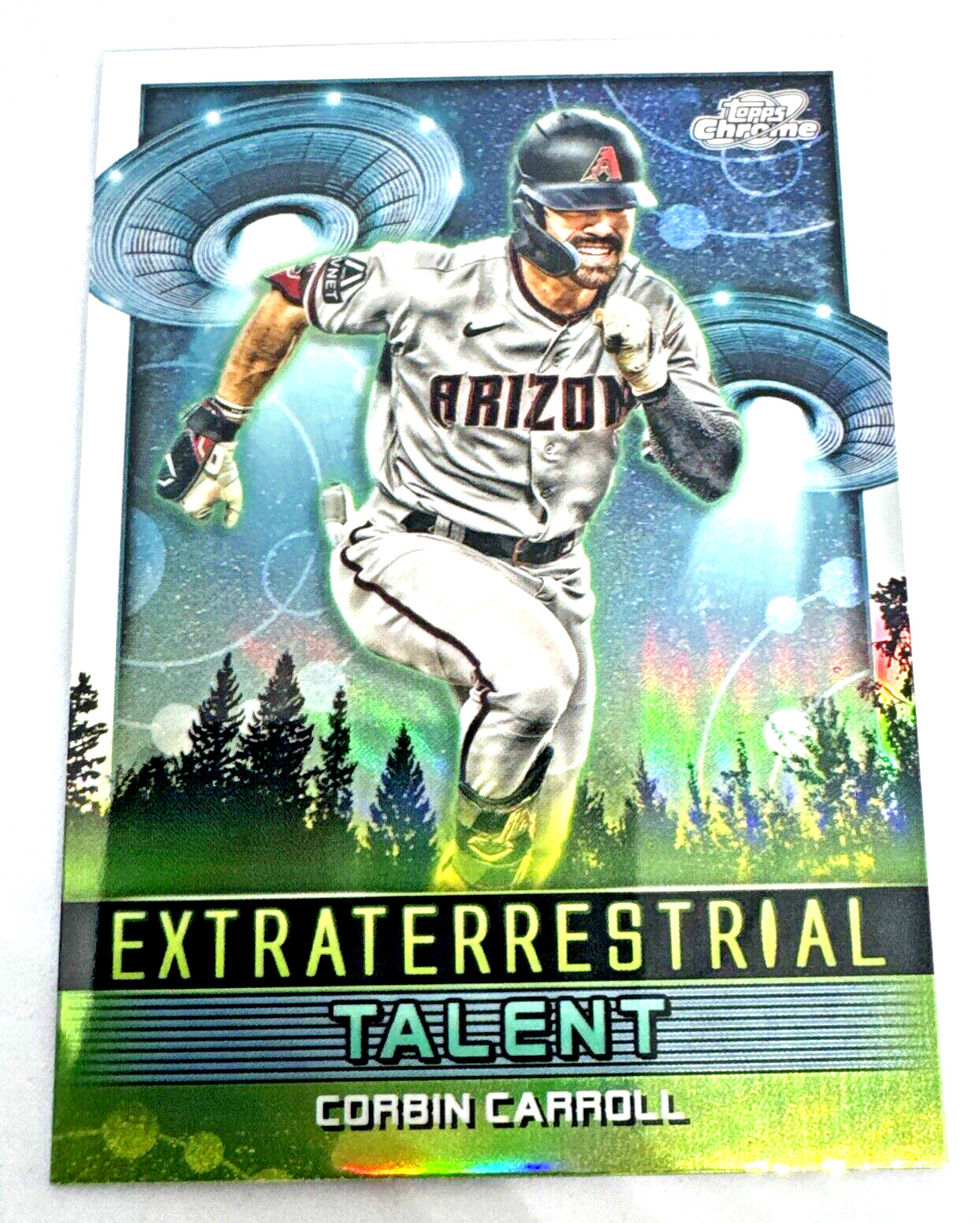 2024 Topps Cosmic Chrome #ET-4 Corbin Carroll Extraterrestrial Talent Refractor