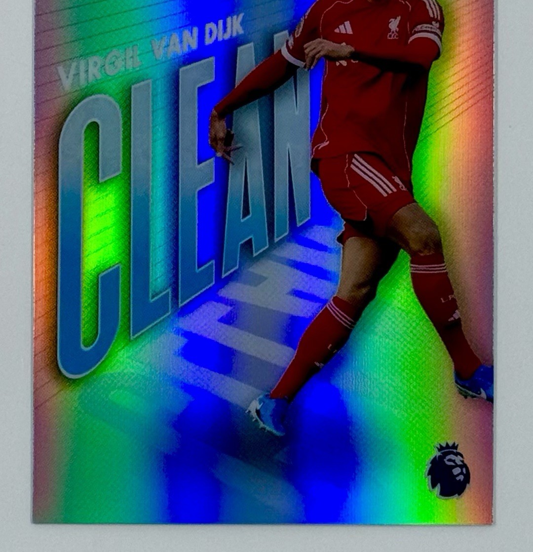 2026 Topps Finest Premier League EPL Virgil Van Dijk #CN-1 Clean Liverpool FC