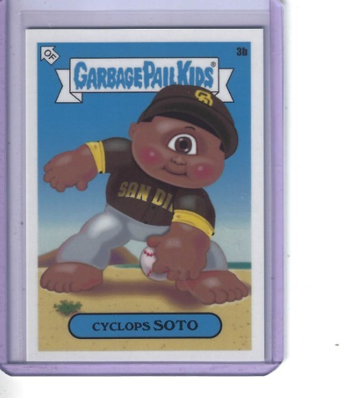 2022 Topps Garbage Pail Kids x / Keith Shore Series 1, #3b cyclops SOTO