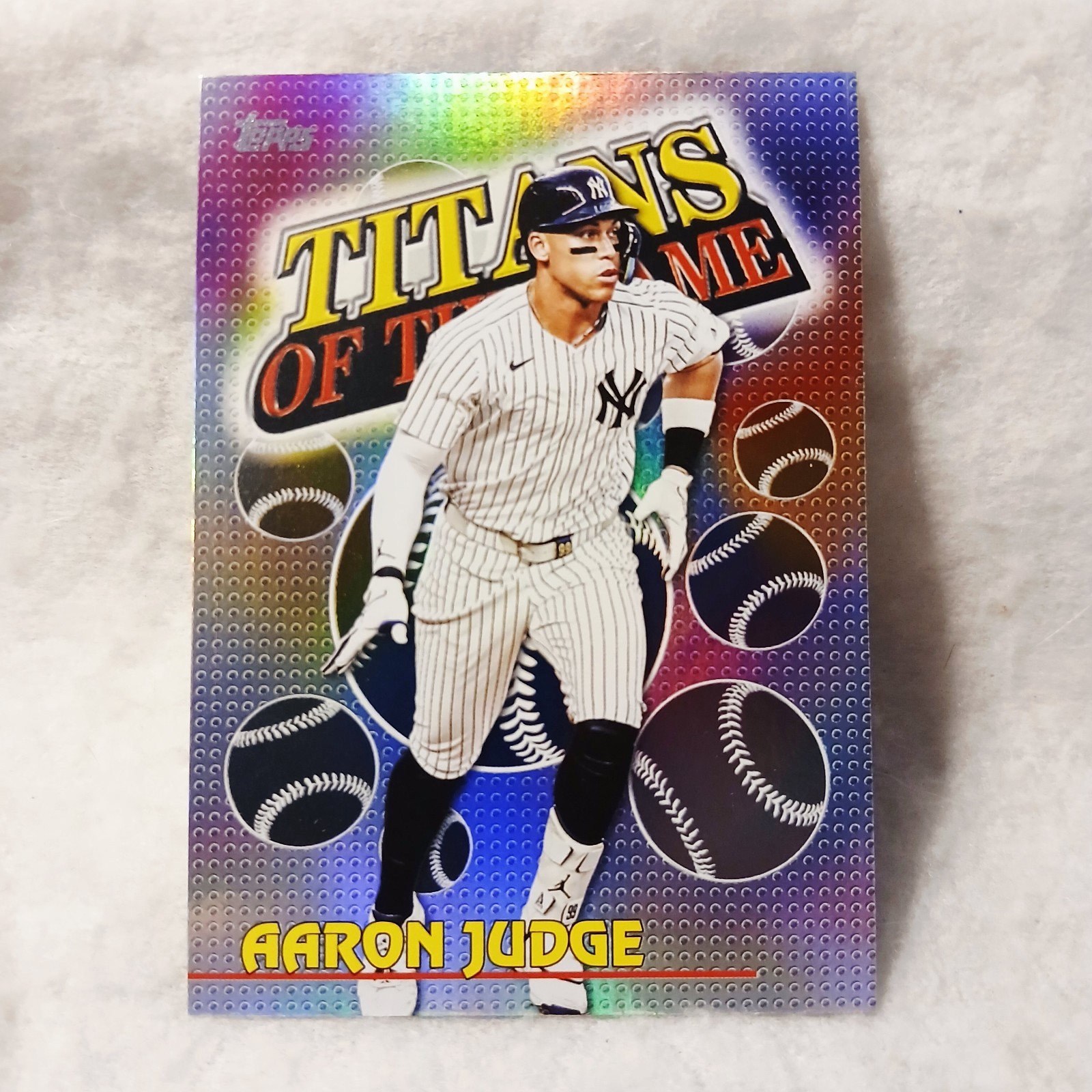 2026 Topps Titans of the Game Aaron Judge Card #TOG-3