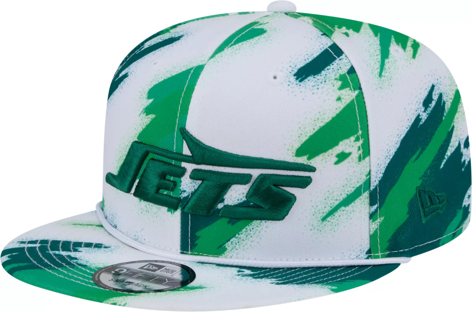 Men’s New Era New York Jets 9FIFTY Snapback Hat Cap Green Adjustable OSFM NWT