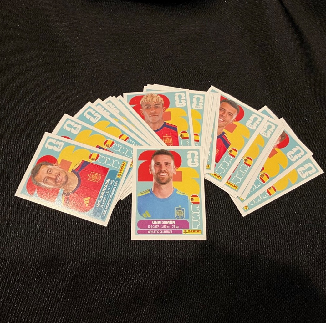 Panini SPAIN ESP TEAM SQUAD Sticker World Cup 2026 Multi Listing LAMINE YAMAL