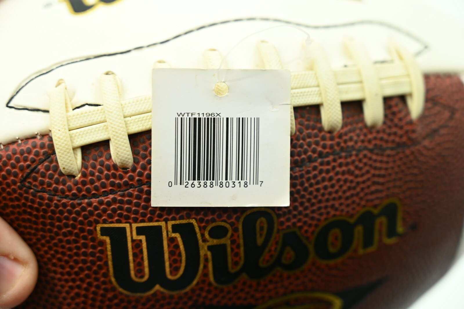 Wilson NCAA Autograph Official Full Size Football WTF1196R HAX48
