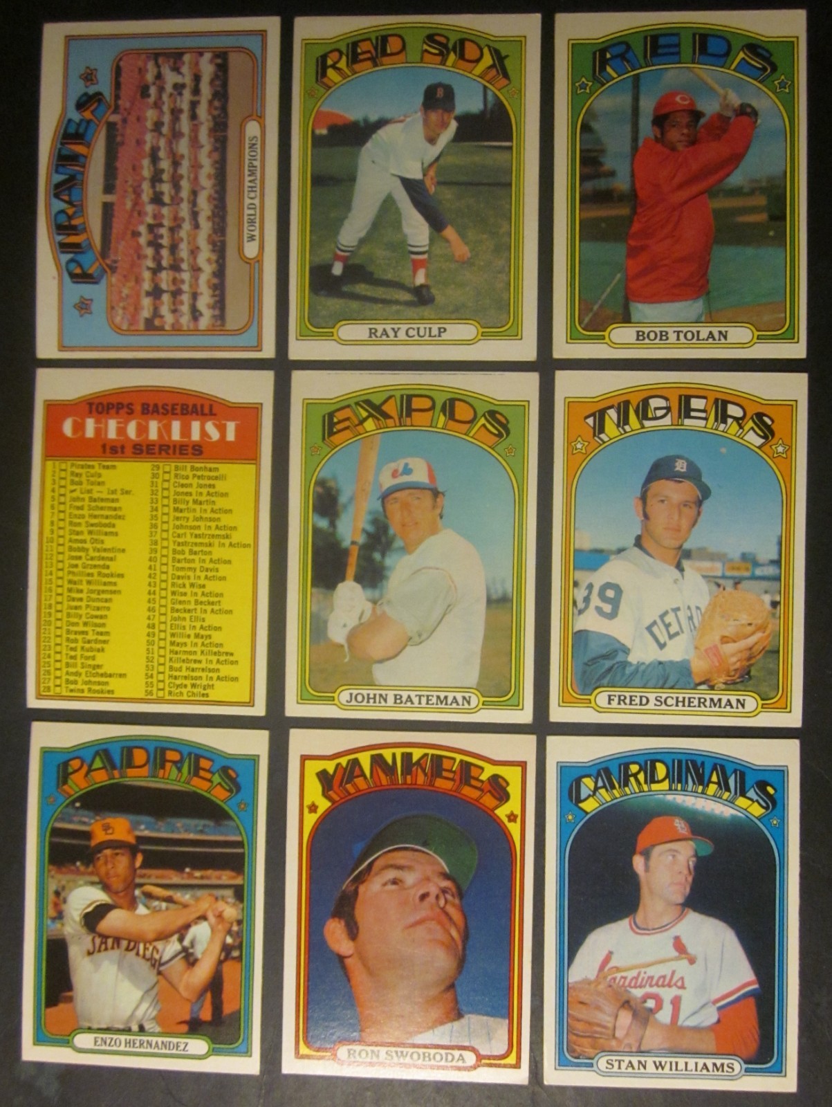 1972 Topps Baseball – Pick Choose Finish Your Set- (1-249) EX-MT
