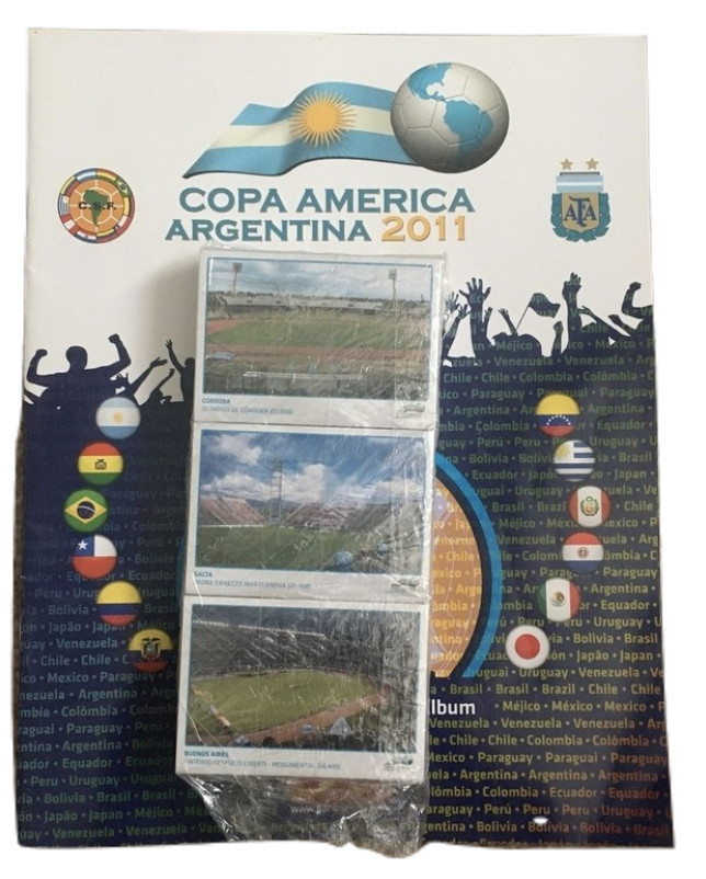 Panini Copa America Argentina 2011 – Complete Set & Empty Album