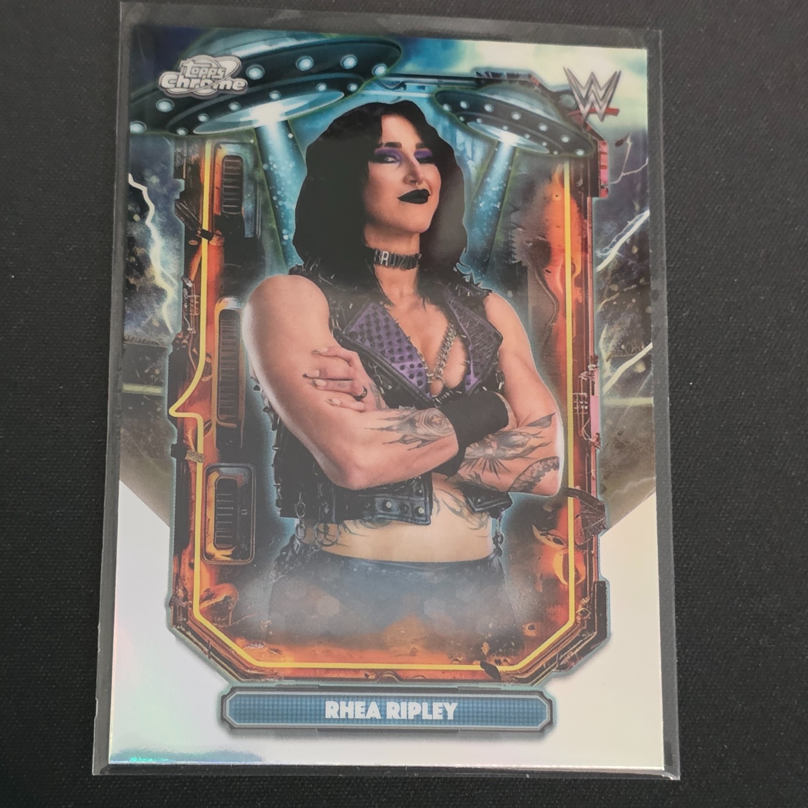 2026 WWE Topps Cosmic Chrome Rhea Ripley Extraterrestrial Talent Insert #ET-12