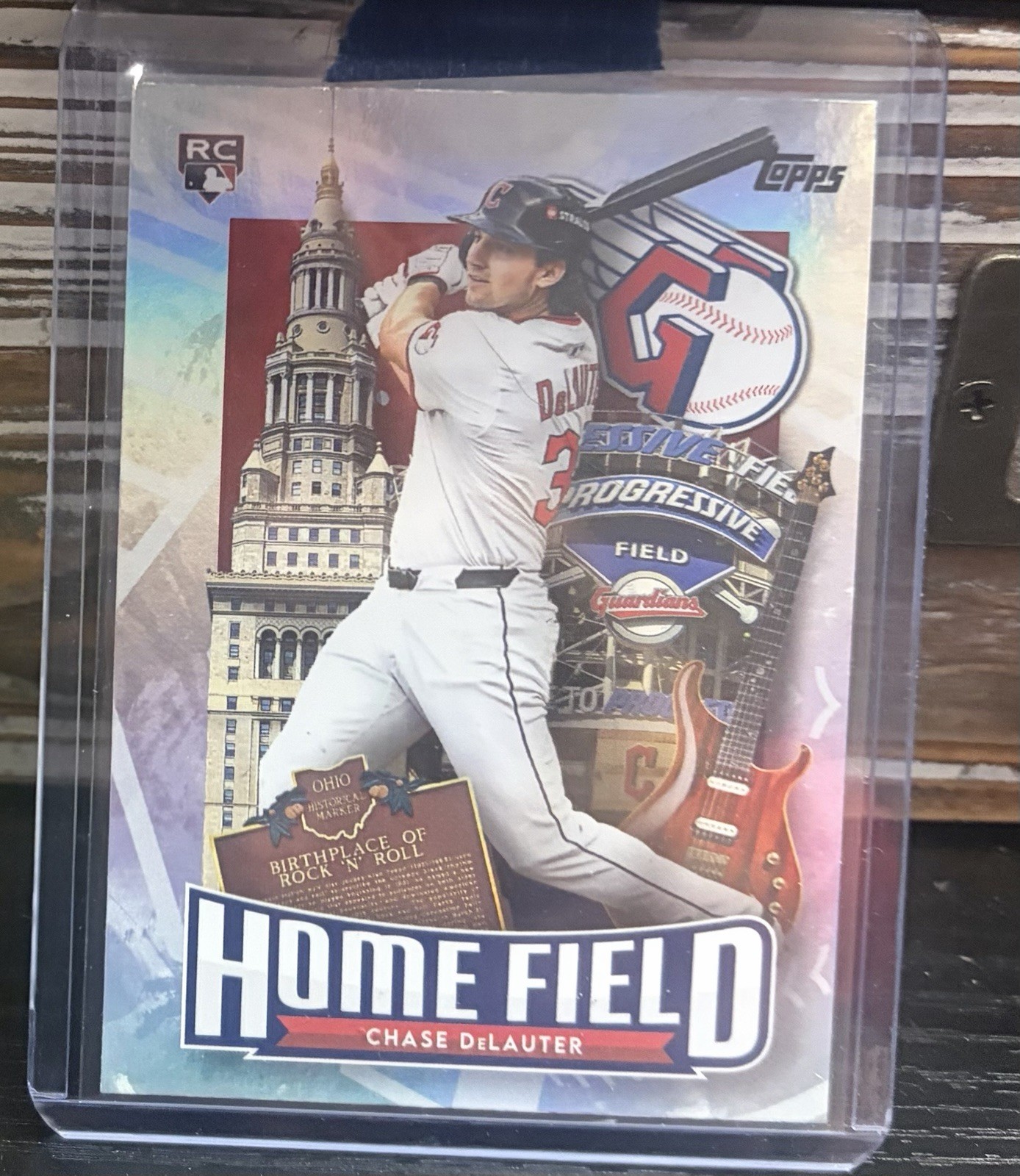 Topps 2026 Chase DeLauter Cleveland Guardians RC Home Field Insert #HA-35