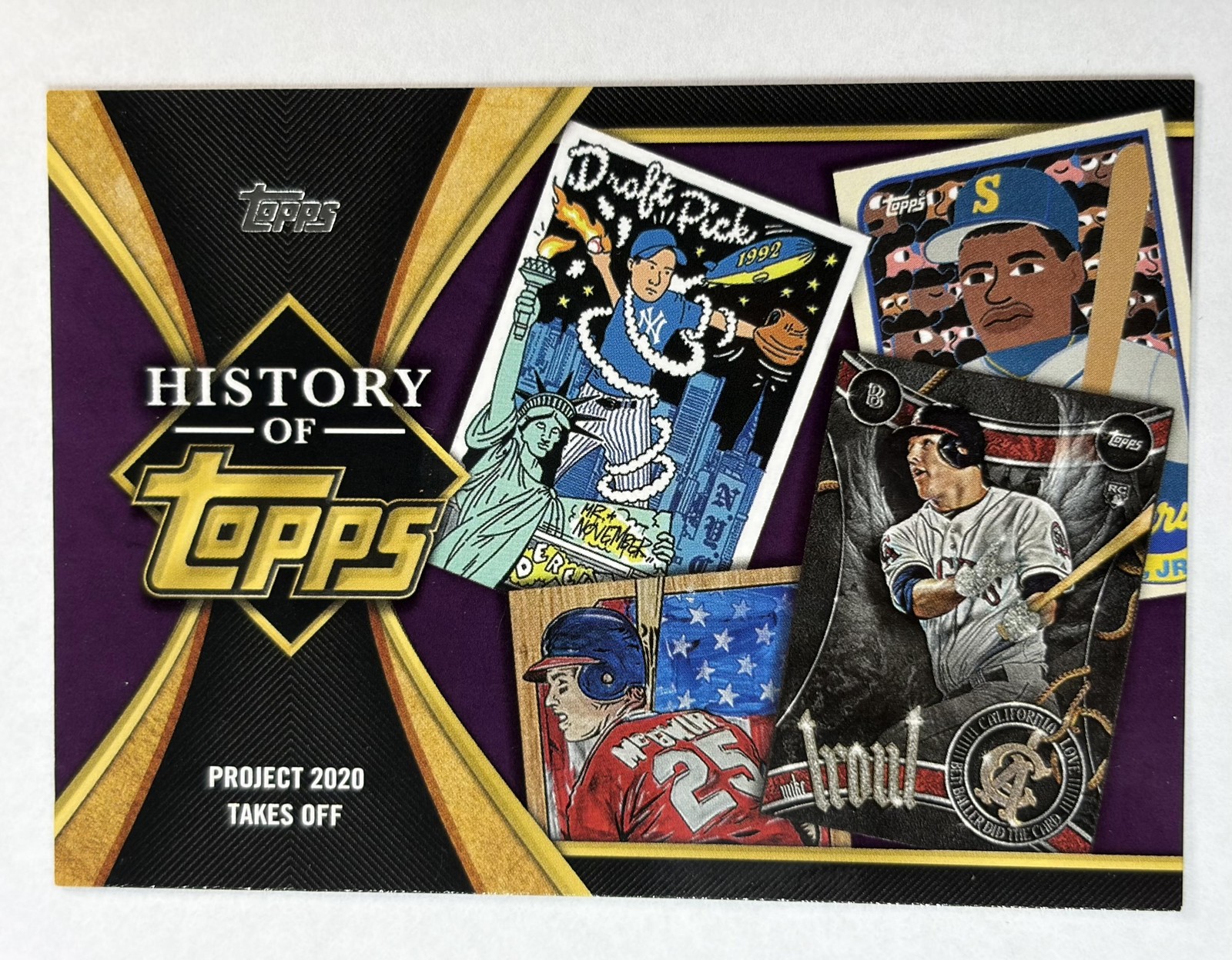 2020 Topps History Of Topps Project 2020 Takes Off Insert HOT-10 MLB NM