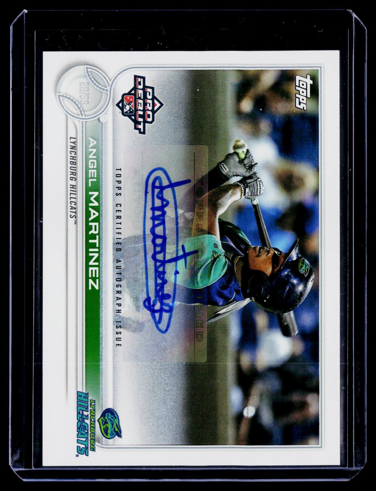 2022 Topps Pro Debut ANGEL MARTINEZ Auto PD-188 – Guardians