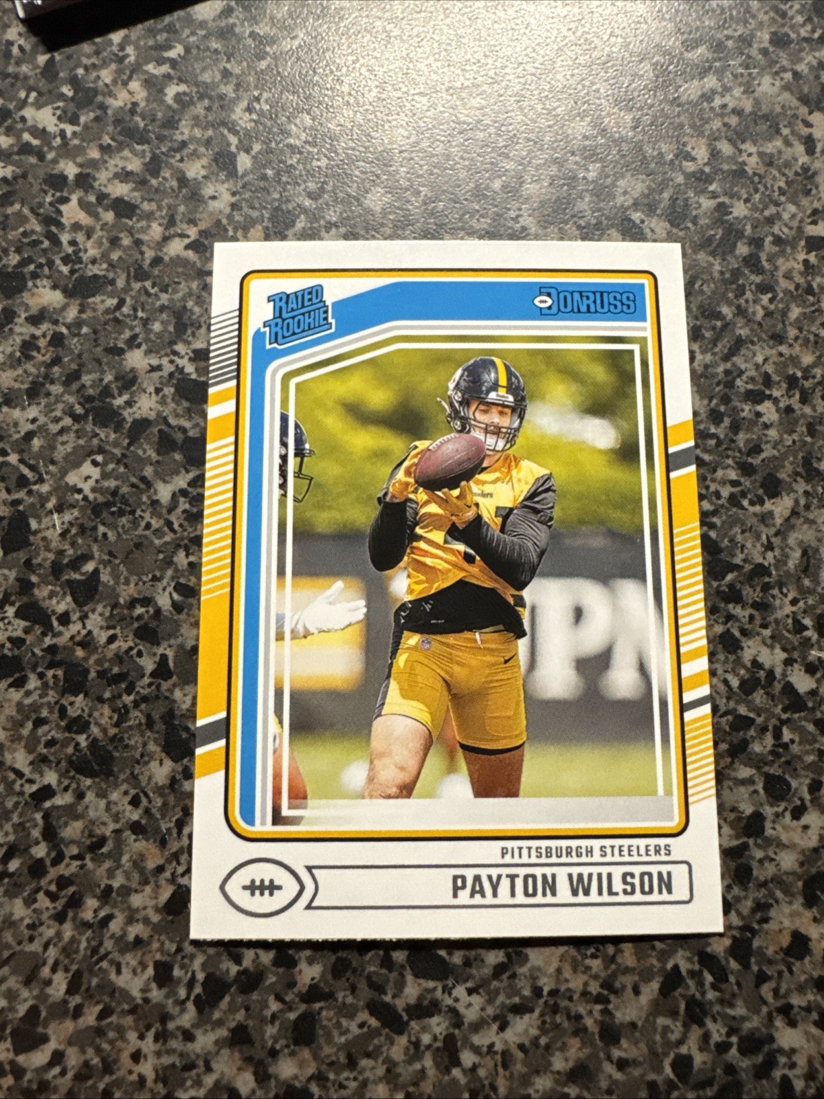 PAYTON WILSON #342 2024 PANINI DONRUSS STEELERS ROOKIE RC