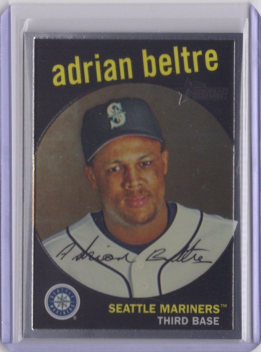 2008 Topps Heritage Chrome Adrian Beltre /1959 HOF Seattle Mariners #C121